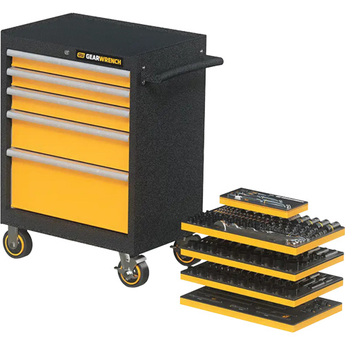 Jeu d'outils de m&eacute;canicien dans des plateaux modulaires en mousse avec conteneur de rangement, 247 morceaux Air Extreme Inc.