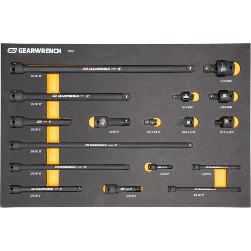 Jeu d'outils de m&eacute;canicien dans des plateaux modulaires en mousse avec conteneur de rangement, 247 morceaux Air Extreme Inc.