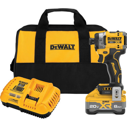 MAX* XR&reg; Brushless Cordless 3-Speed High Torque Impact Driver Kit with XR POWERPACK, 20 V, 1/4" Socket Air Extreme Inc.
