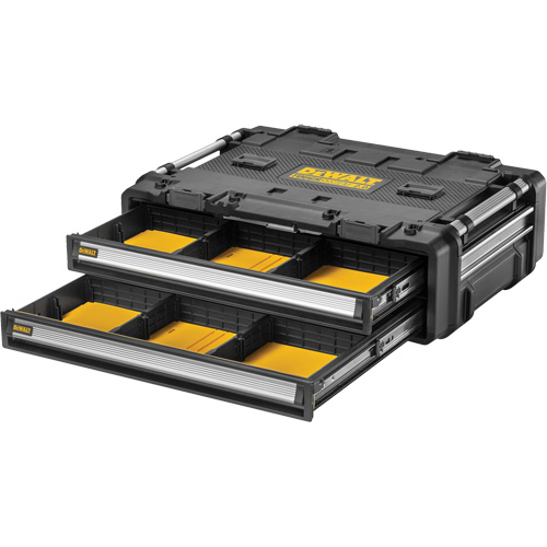 TOUGHSYSTEM&reg; 2.0 DXL 2 Drawers Unit, 30" x 21-13/20" x 10", Black/Yellow Air Extreme Inc.