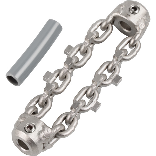 Chaîne de nettoyage de tuyaux de 2" pour c&acirc;ble de serpent &agrave; chaîne de 1/4" Air Extreme Inc.