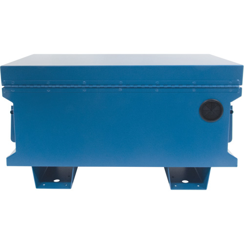 Jobsite Tool Box, 33" x 20-3/10" x 18-3/10", Steel, Blue Air Extreme Inc.