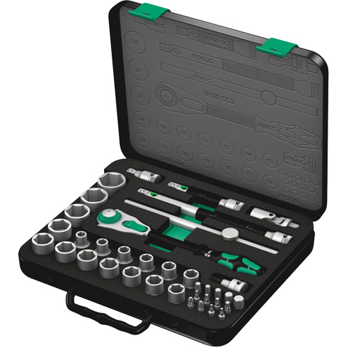 Jeu de cliquets rapides Zyklop 8100 SC 2, 37 Mcx, Prise de 3/8" Air Extreme Inc.