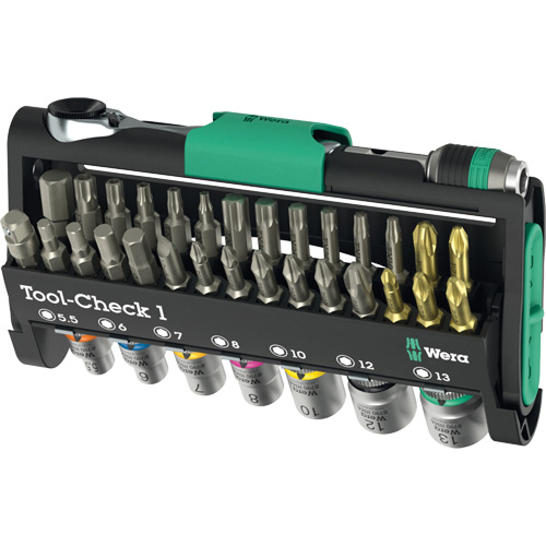 Ensemble d'outils Tool-Check 1, 38 Mcx, Prise de 1/4" Air Extreme Inc.