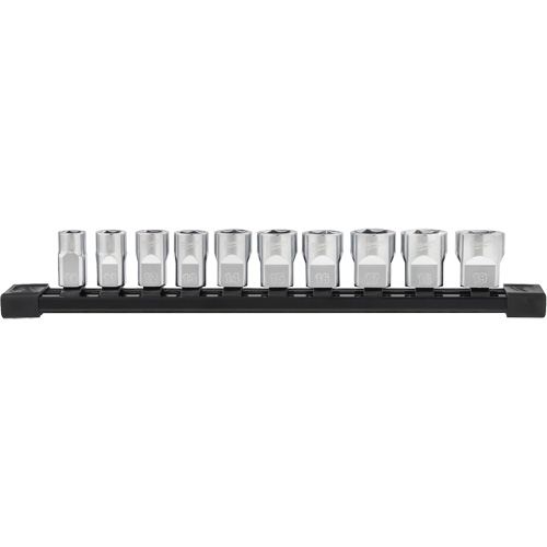 Douilles m&eacute;triques avec c&ocirc;t&eacute;s Four Flat, 10 Mcx, Prise de 3/8" Air Extreme Inc.