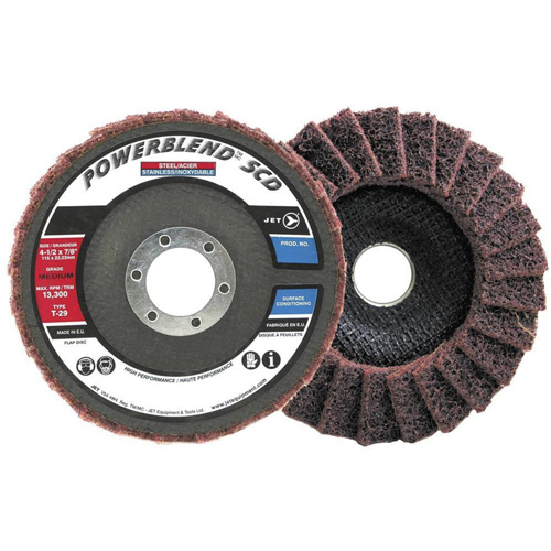 POWERBLEND SCD Surface Conditioning Flap Disc, 5" x 7/8", Type 29, Medium Grit Air Extreme Inc.
