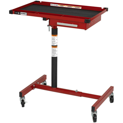 Plateau &agrave; outils pour sous le capot &agrave; hauteur ajustable JUHT-220S, 1 tiroirs, 19-7/8" lo x 28-3/4" la x 47-3/4" h, Noir/Rouge Air Extreme Inc.