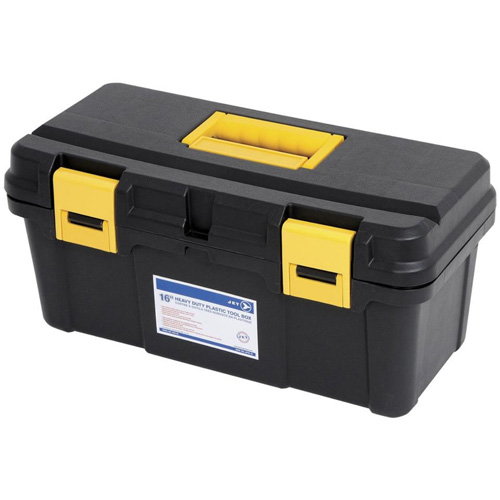 Coffre &agrave; outils portatif en plastique JPTB-16, 16" la x 8" p x 7-1/2" h, Noir Air Extreme Inc.