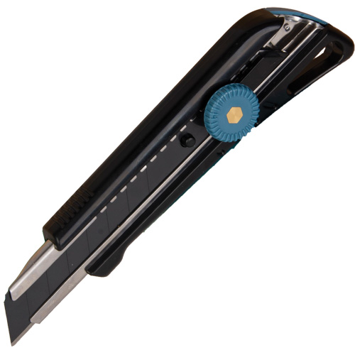 18mm Professional Knife with Ratchet, Stainless Steel, Heavy-Duty, Plastic Handle Air Extreme Inc.
