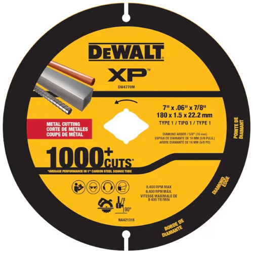 Lame diamant&eacute;e XP pour m&eacute;tal pour meuleuses angulaires et scies circulaires Air Extreme Inc.