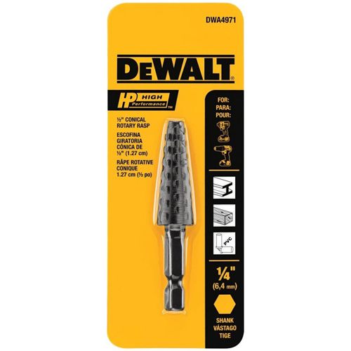 High Performance 1/2" Conical Rotary Rasp with 1/4" Hex Shank Air Extreme Inc.