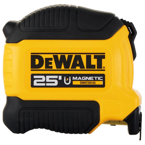 Compact Magnetic Tape Measure, 25', Imperial Graduations Air Extreme Inc.