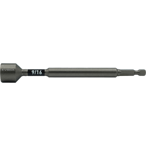 Impactech&reg; Nut Driver, 9/16" Tip, 1/4" Drive, 6" L, Magnetic Air Extreme Inc.