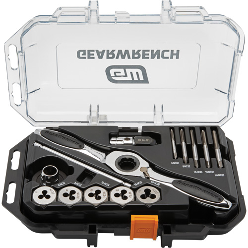 SAE Ratcheting Tap & Die Set, 15 Pieces Air Extreme Inc.