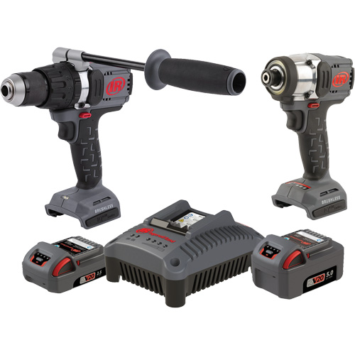 Ensemble de marteau perforateur & tournevis &agrave; chocs, Lithium-ion, 20 V Air Extreme Inc.