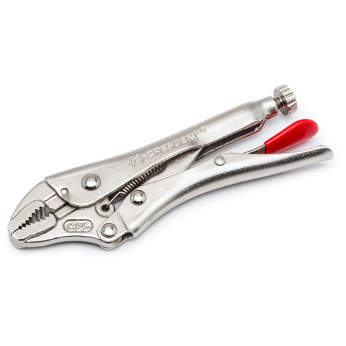 Locking Pliers with Wire Cutter, 7" Length, Curved Jaw Air Extreme Inc.