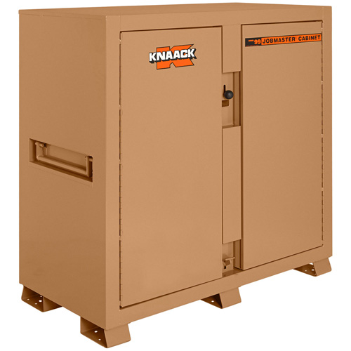 Model 99 Jobsite Cabinet with Double Doors & 2 Padlocks, Steel, 59.4 Cubic Feet, Tan Air Extreme Inc.