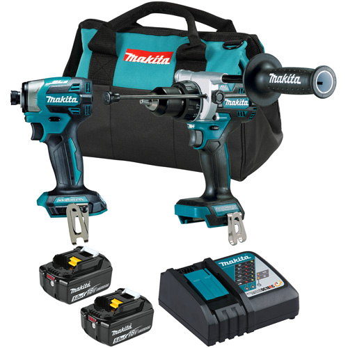 LXT Brushless Cordless Impact Driver & Hammer Drill/Driver Combo Kit, Lithium-Ion, 18 V Air Extreme Inc.