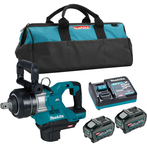 40Vmax XGT Brushless Short Anvil Impact Wrench Kit, 40 V, 1" Socket Air Extreme Inc.