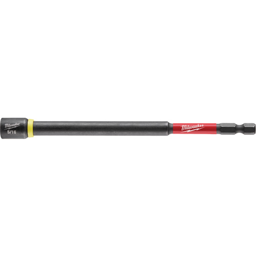 SHOCKWAVE Impact Duty Nut Driver, 5/16" Tip, 1/4" Drive, 6" L, Magnetic Air Extreme Inc.