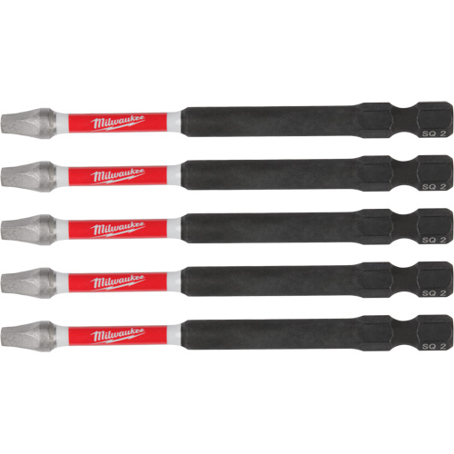 SHOCKWAVE Impact Recess Power Bits, Square, 2 Tip, 3-1/2" Length Air Extreme Inc.