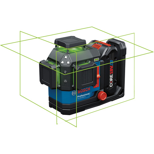 360 Connected Green-Beam Three-Plane Leveling and Alignment Laser Air Extreme Inc.