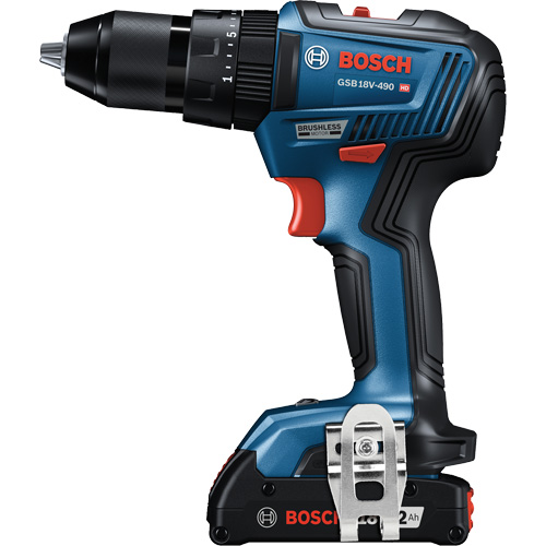 EC Brushless 1/2 In. Hammer Drill/Driver Kit, 1/2" Chuck, 18 V Air Extreme Inc.