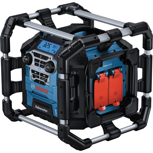 Jobsite Radio with Bluetooth&reg; 5.0 & Power Station, Lithium-Ion, 18 V Air Extreme Inc.