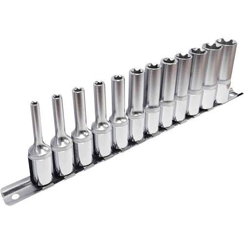 Jeu de douilles externes Torx, 12 Mcx, Prise de 3/8", Profond Air Extreme Inc.