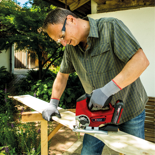 Variable Speed Cordless Jigsaw (Tool Only), 18 V, Lithium-Ion, 0-2400 SPM, 1" Stroke Length Air Extreme Inc.