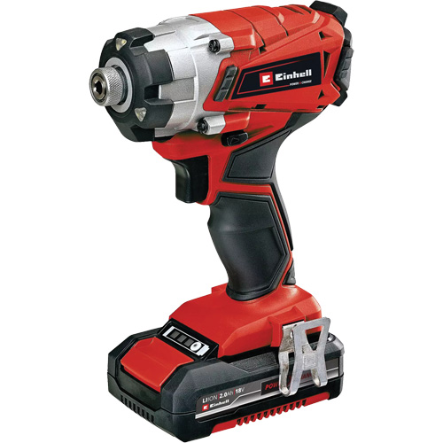 Cordless Impact Driver Kit, 1/4", 1240 in-lbs Max. Torque, 18 V, Lithium-Ion Air Extreme Inc.