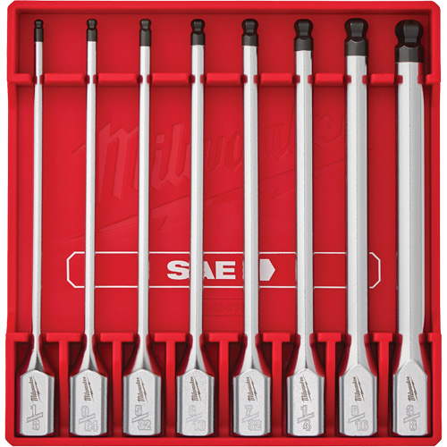 Jeu de douilles longues &agrave; embouts SAE, Sph&egrave;re hexagonale, Prise 3/8", 8 mr Air Extreme Inc.