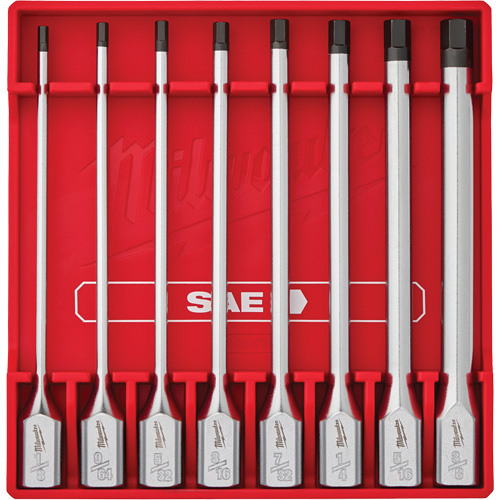 Long SAE Bit Socket Set, Hex, 3/8" Drive, 8 Pcs Air Extreme Inc.