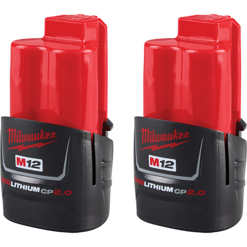 M12 REDLITHIUM CP2.0 Compact Batteries, Lithium-Ion, 12 V, 2 Ah Air Extreme Inc.