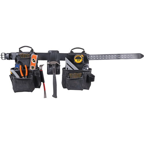 Ensemble de tabliers robustes Phantom 4 morceaux, Cuir, Noir Air Extreme Inc.