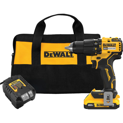 MAX* Brushless Cordless Hammer Drill Kit, Lithium-Ion, 20 V, 1/2" Chuck Air Extreme Inc.