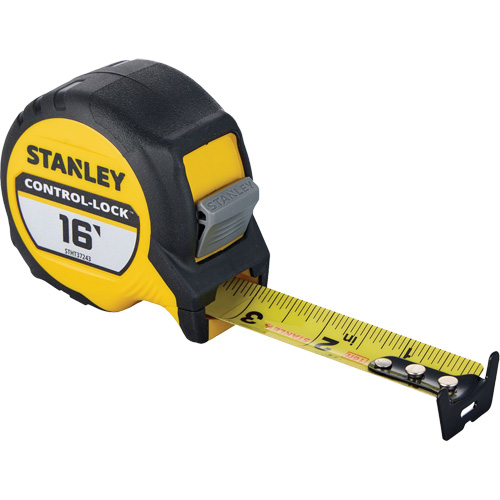 CONTROL-LOCK Tape Measure, 25 mm x 16', Imperial Graduations Air Extreme Inc.