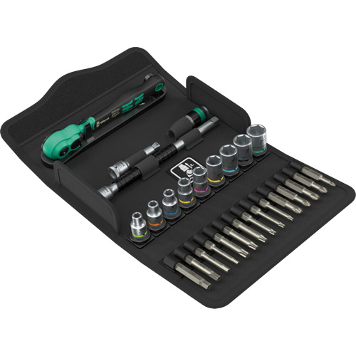 Jeu de cl&eacute; &agrave; cliquet SA 14 Zyklop Comfort avec levier dinversion, 28 Mcx, Prise de 1/4" Air Extreme Inc.