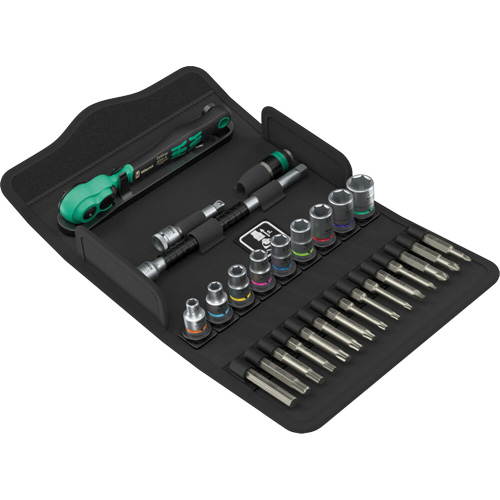 Jeu de cl&eacute; &agrave; cliquet SA 15 Zyklop Comfort avec levier dinversion, 28 Mcx, Prise de 1/4" Air Extreme Inc.