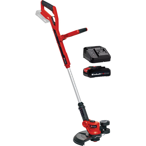Cordless Telescopic String Trimmer with 2.5Ah Battery & Charger Starter Kit, 12", Battery Powered, 18 V Air Extreme Inc.