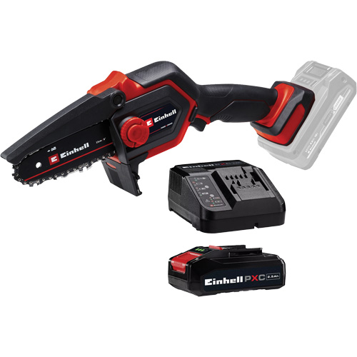 Scie &agrave; chaîne d'&eacute;lagage compacte sans fil avec batterie 2,5 Ah et ensemble de d&eacute;part de chargeur, 6", &agrave; pile, 18 V Air Extreme Inc.