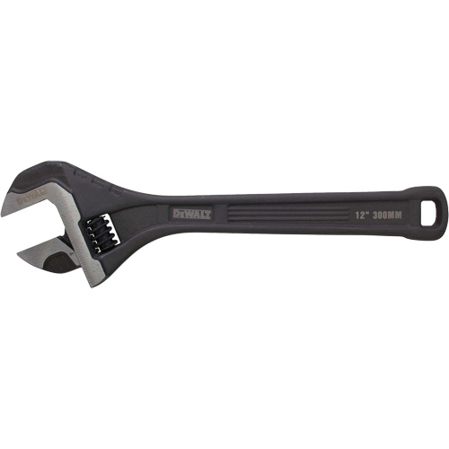 All Steel Adjustable Wrench, 12" L, Black/Plain Air Extreme Inc.