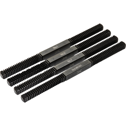 4-Piece Thread Restoring File Set, Square, 9" Air Extreme Inc.