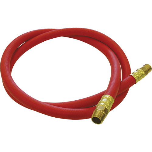Hose Reel Connecting Hose, Air, EPDM Rubber, 1/2" dia. x 5', 300 psi, 1/2 NPT Air Extreme Inc.