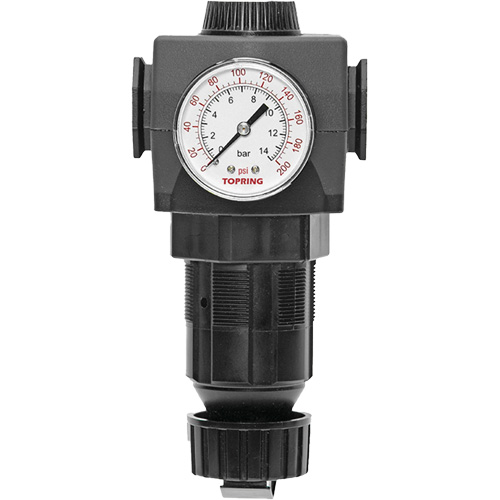 D&eacute;tendeur &agrave; diaphragme en zinc MODULAIR 400, 1/2" NPT, PSI max. de 300 psi, Canalisation/Modulaire Air Extreme Inc.