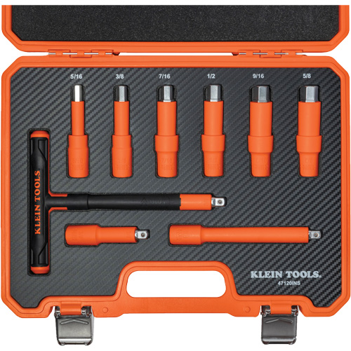 Insulated T-Handle & Hex Bit Set with Case, 1000 V, 9 Pcs Air Extreme Inc.