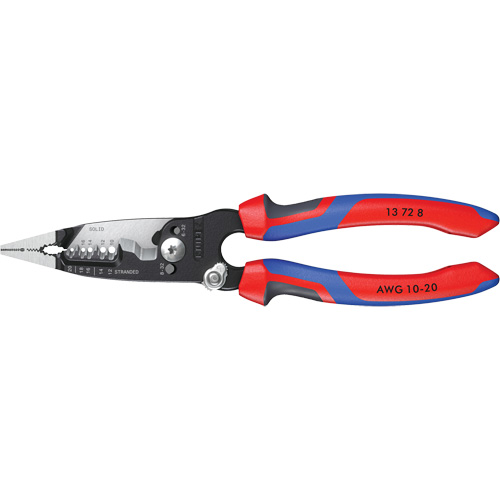 Pince &agrave; d&eacute;nuder forg&eacute;e avec poign&eacute;e KNIPEXTEND, 8" lo, 10 - 20 AWG Air Extreme Inc.