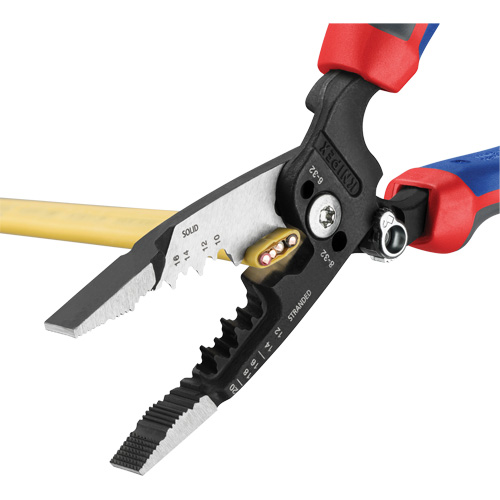 Pince &agrave; d&eacute;nuder forg&eacute;e avec poign&eacute;e KNIPEXTEND, 8" lo, 10 - 20 AWG Air Extreme Inc.