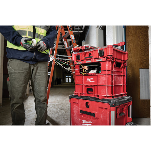 PACKOUT Wire Pulling XL Crate, 15-3/4" x 18-5/8" x 15", Black/Red Air Extreme Inc.
