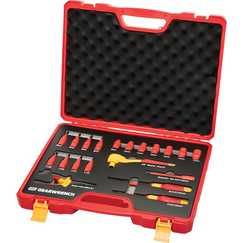 3/8" Drive VDE Insulated Tool Set, 1000 V, 20 Pcs Air Extreme Inc.